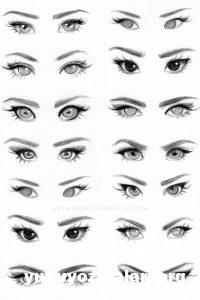 How to Draw Eyes By Gabrielle Brickey