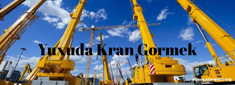 Yuxuda kran gormek Yuxuda kran gormek