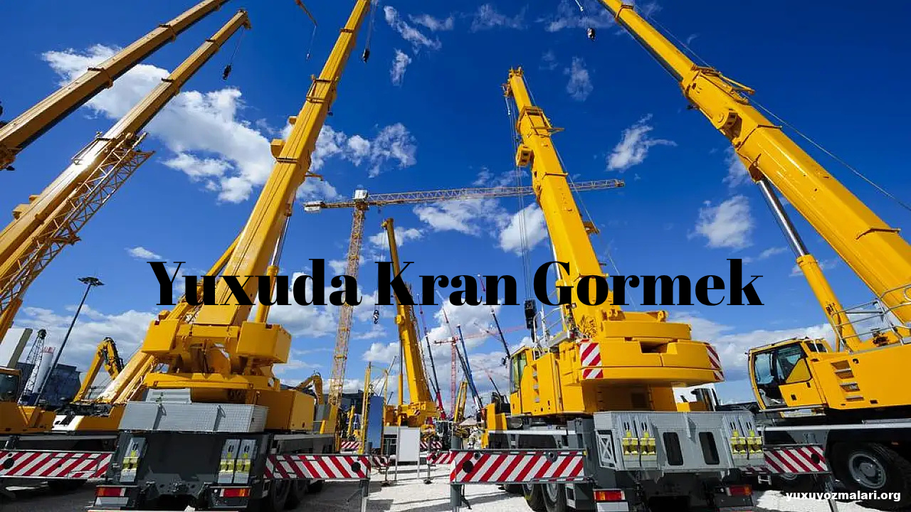 Yuxuda kran gormek