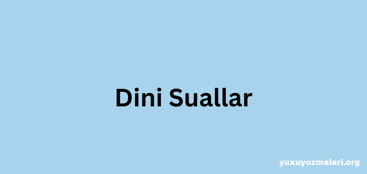 Dini suallar