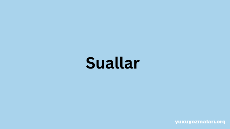 Suallar